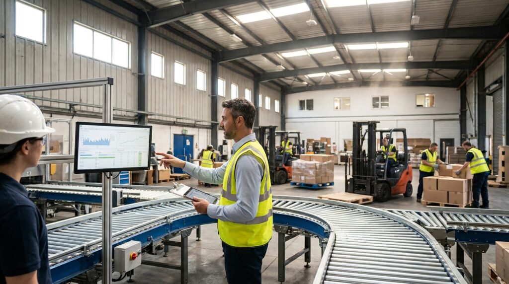 Photo Material Handling Equipment ROI Calculation