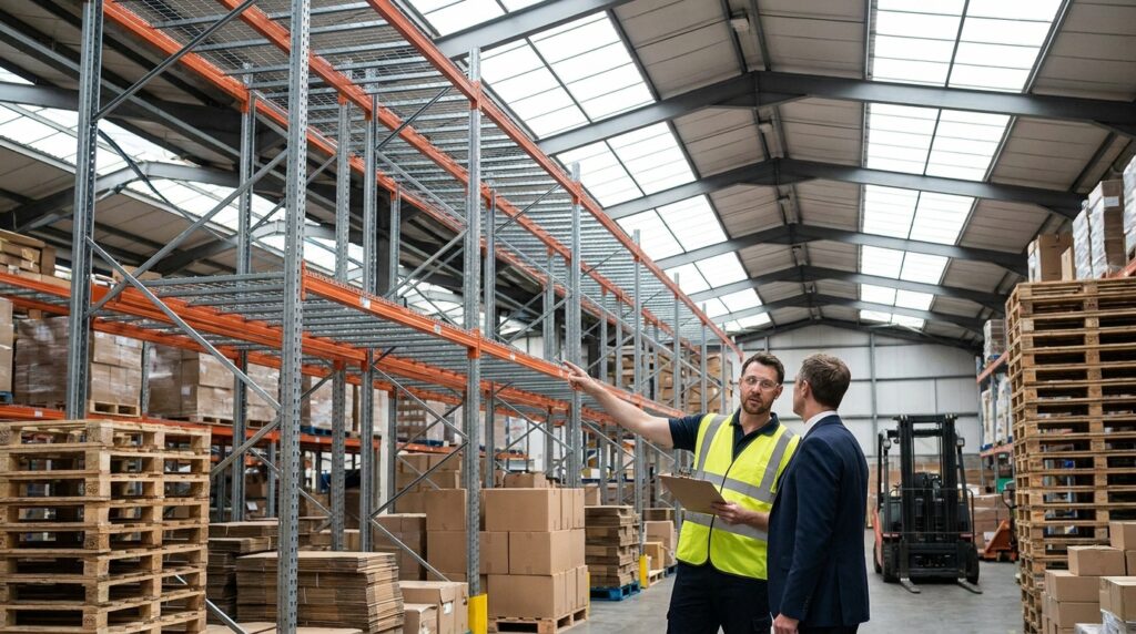 Photo pallet racking cost estimate