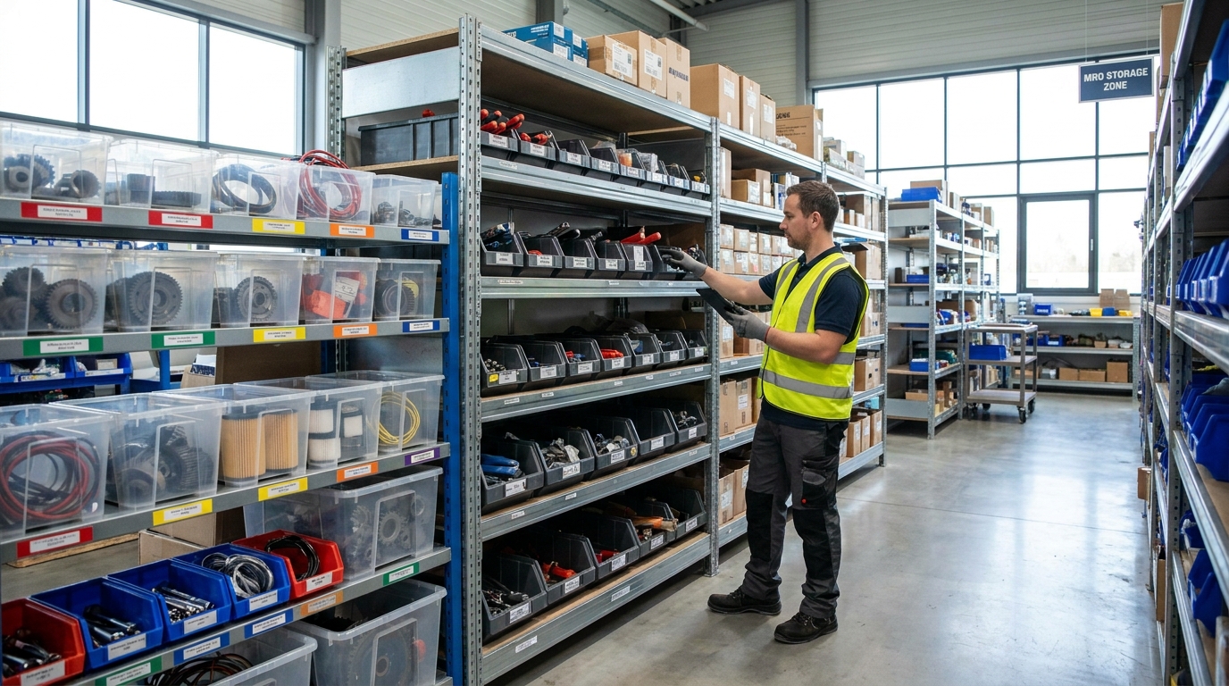 Photo MRO inventory storage best practices maintenance