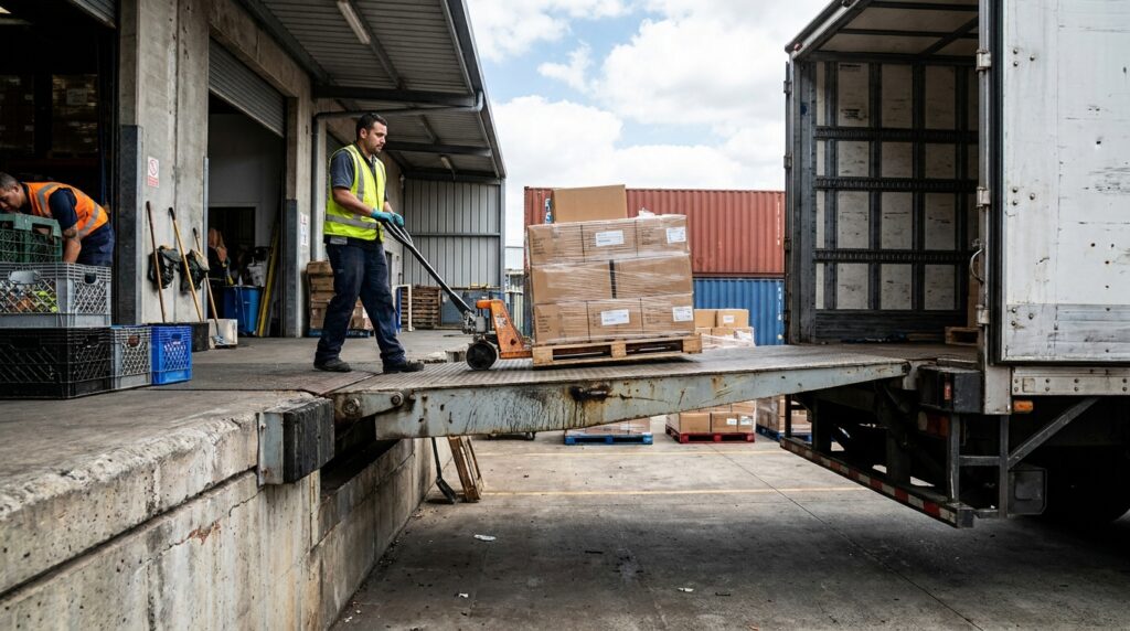Photo Edge-of-Dock Levelers Benefits Applications